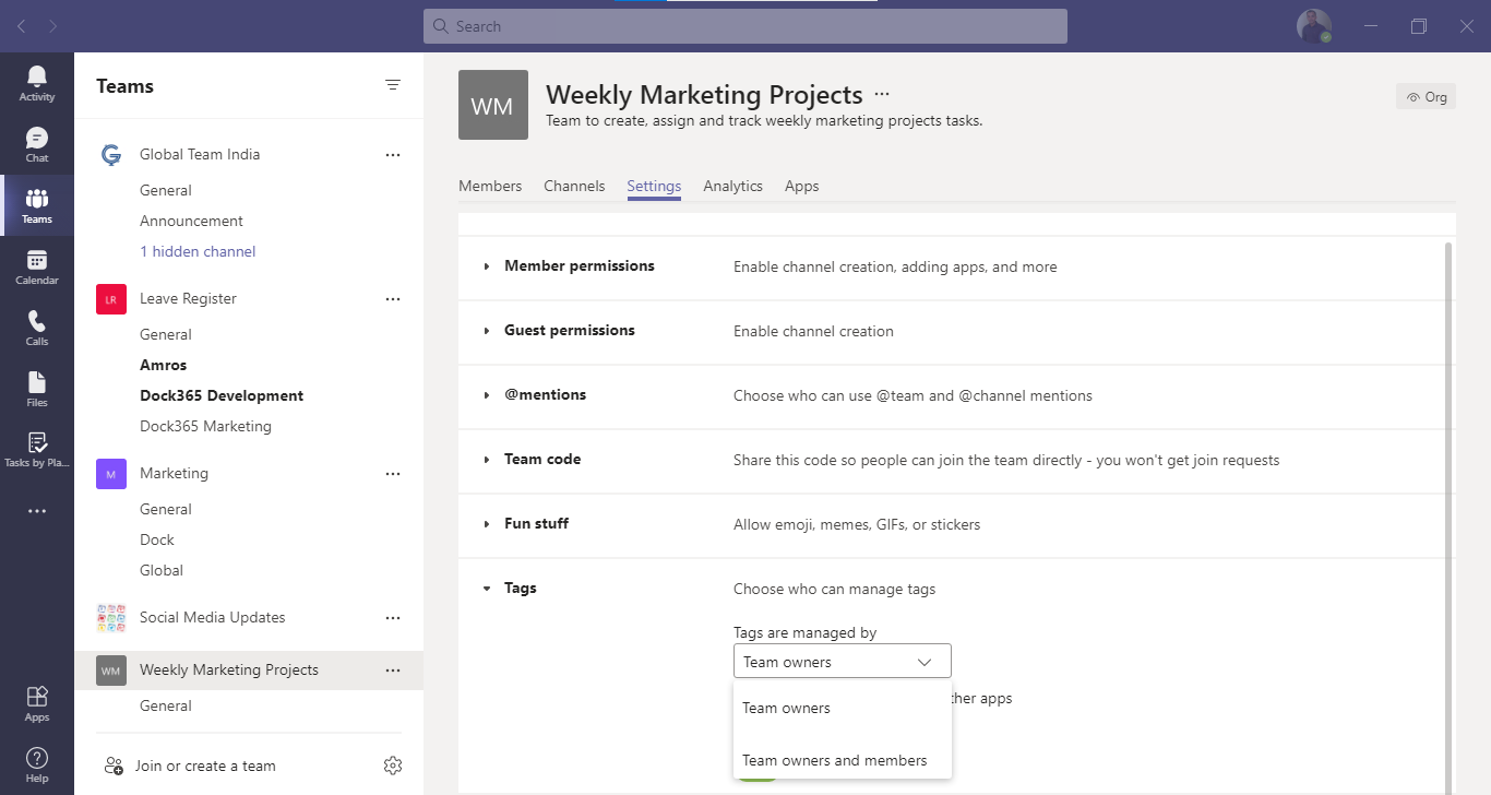 How to Use Tags in Microsoft Teams